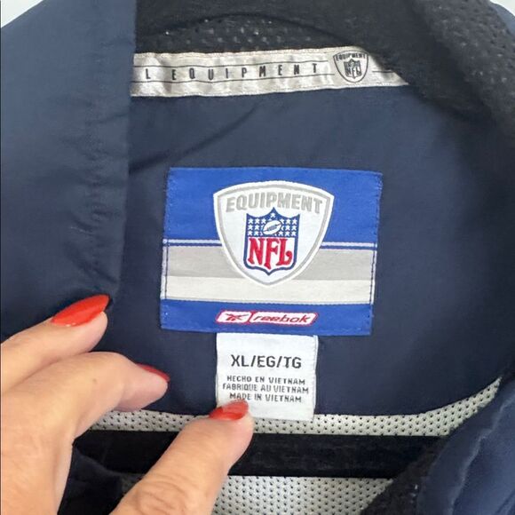 NFL Navy Blue Equipment Jacket - Picture 3 of 4